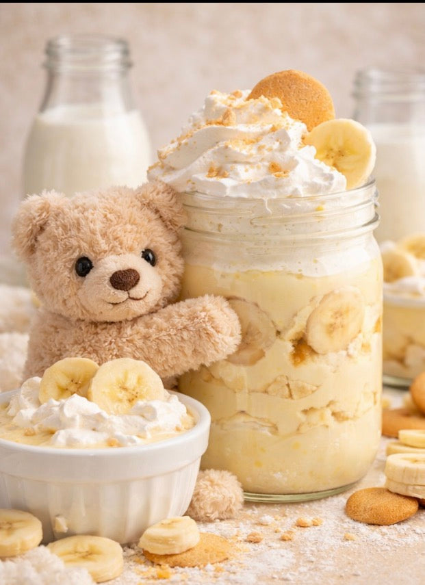 Banana Pudding Teddy Milk