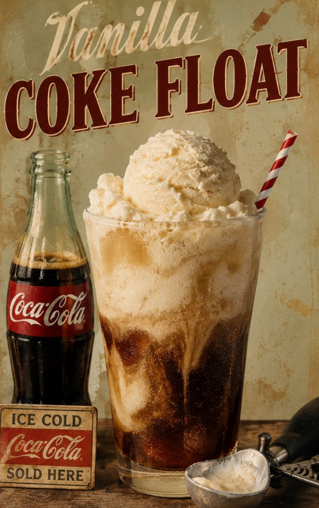 Vanilla Coke Float